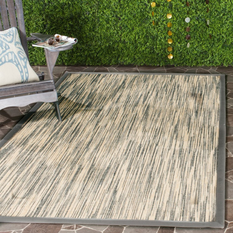 Williston Adeline Jute/Sisal Natural/Gray Rug Wayfair